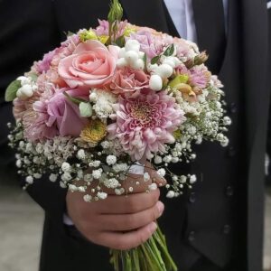 دسته گل عروس کد 5510